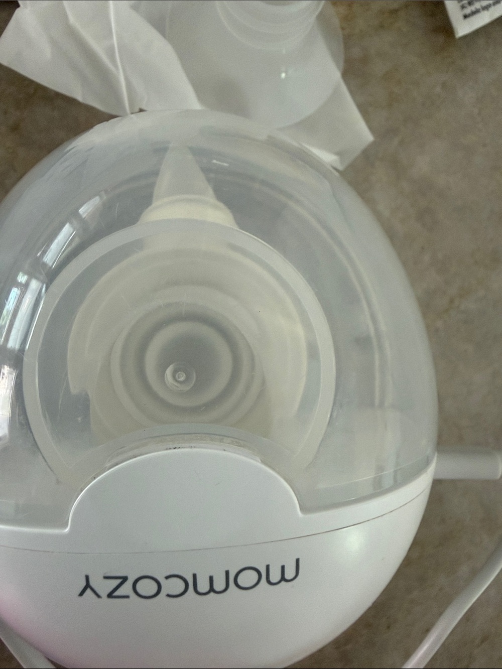 Momcozy Double Electric Breast Pump with Cream Carry Case - Cream/Pink - Picture 9 of 16